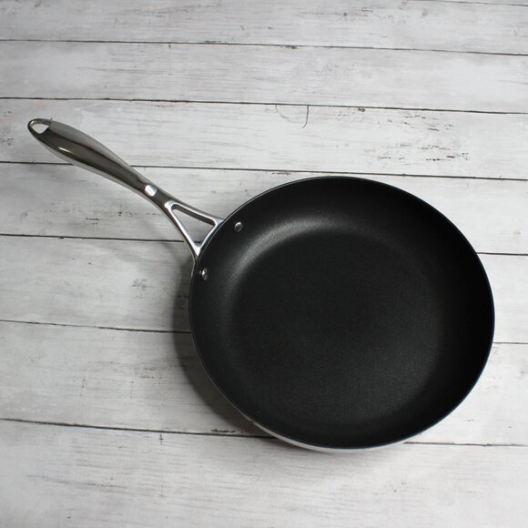 NEW Tupperware Chef Series Non Stick 9.5" Open Fry Pan Stainless Steel - Picture 3 of 5